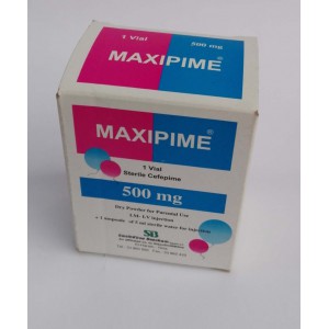 MAXIPIME ( cefepime 500 mg )  vial  